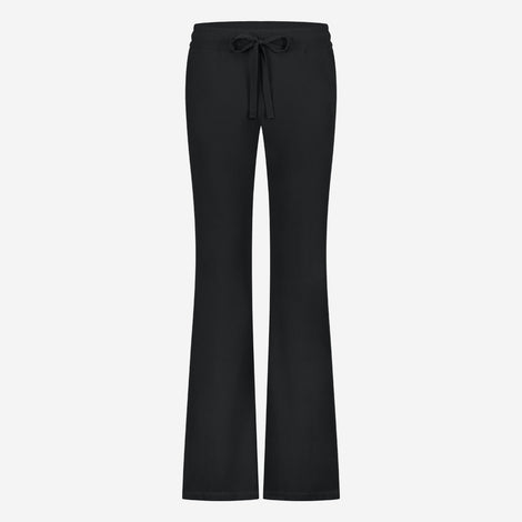 Carola structure technical jersey pants | Black