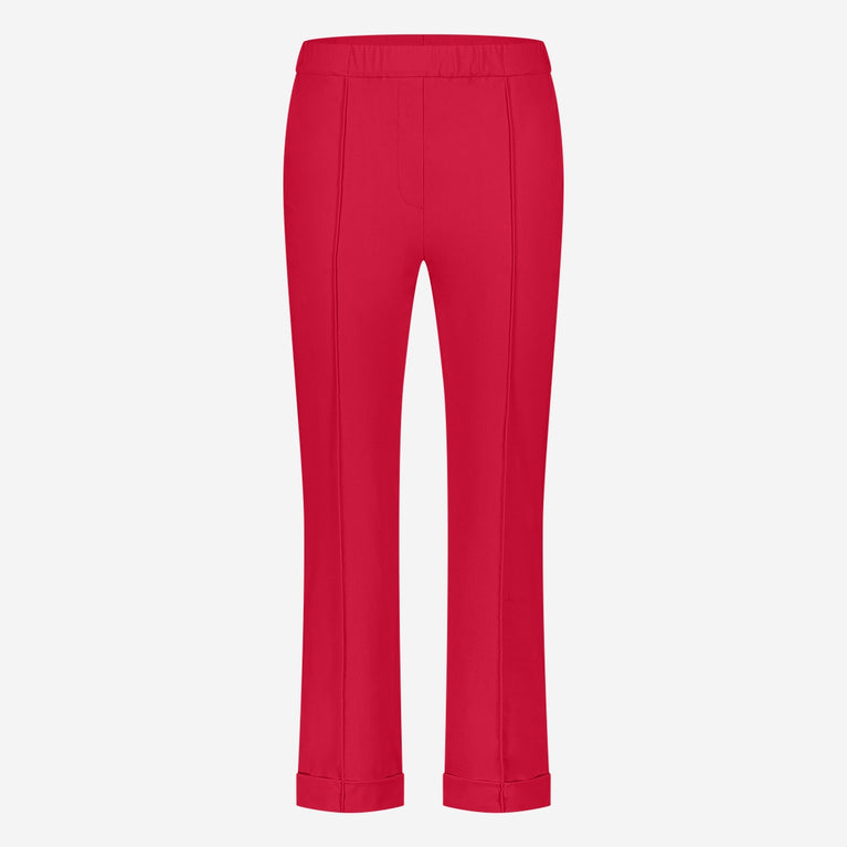 IrenaN structure technical jersey pants | Red