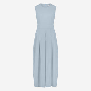 Jackie structure technical jersey dress | Light Blue