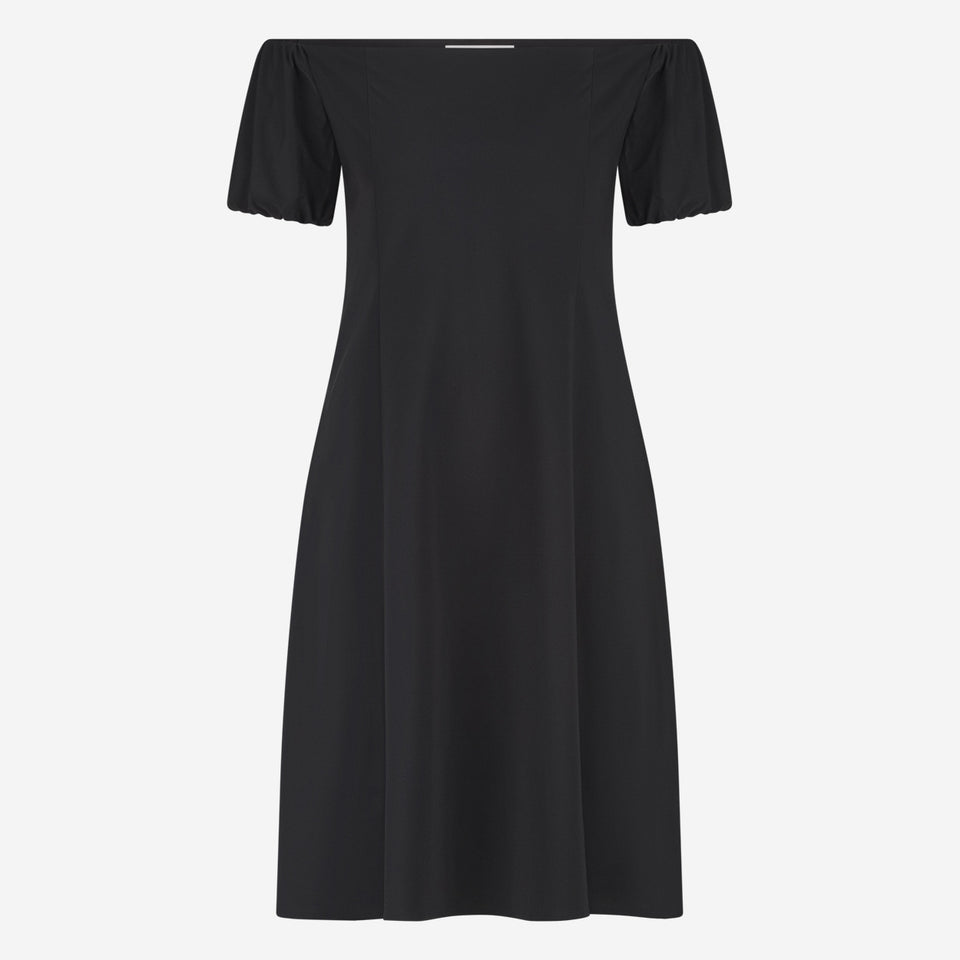 Goldie dress technical jersey | Black