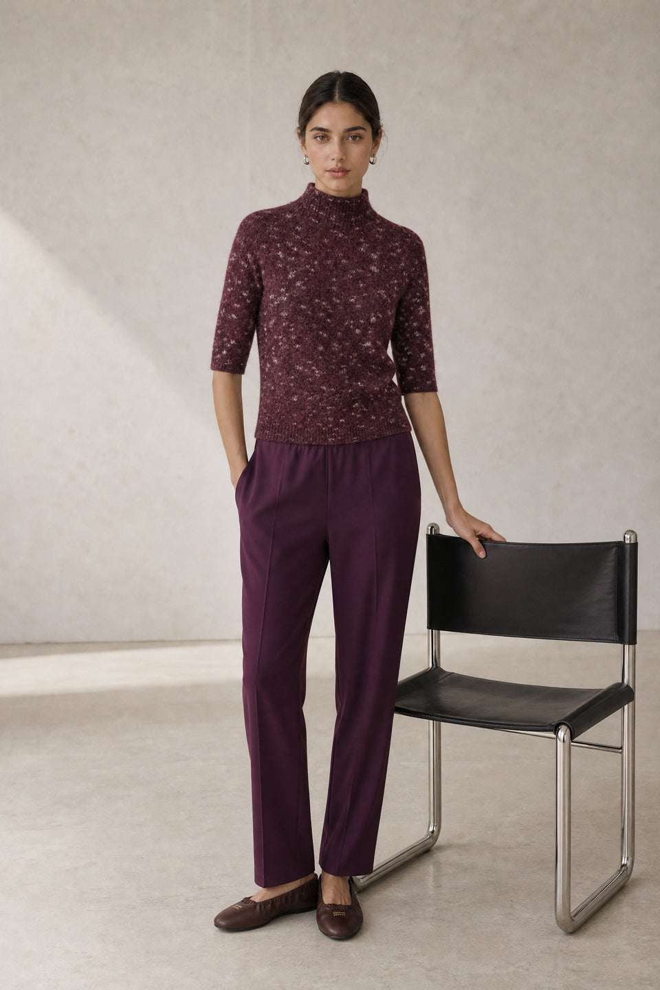 Umbretto pants technical jersey | Cherry