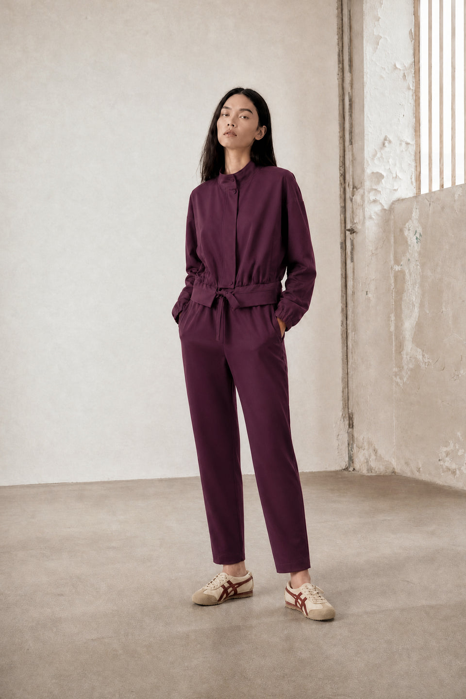 Umbretto pants technical jersey | Cherry