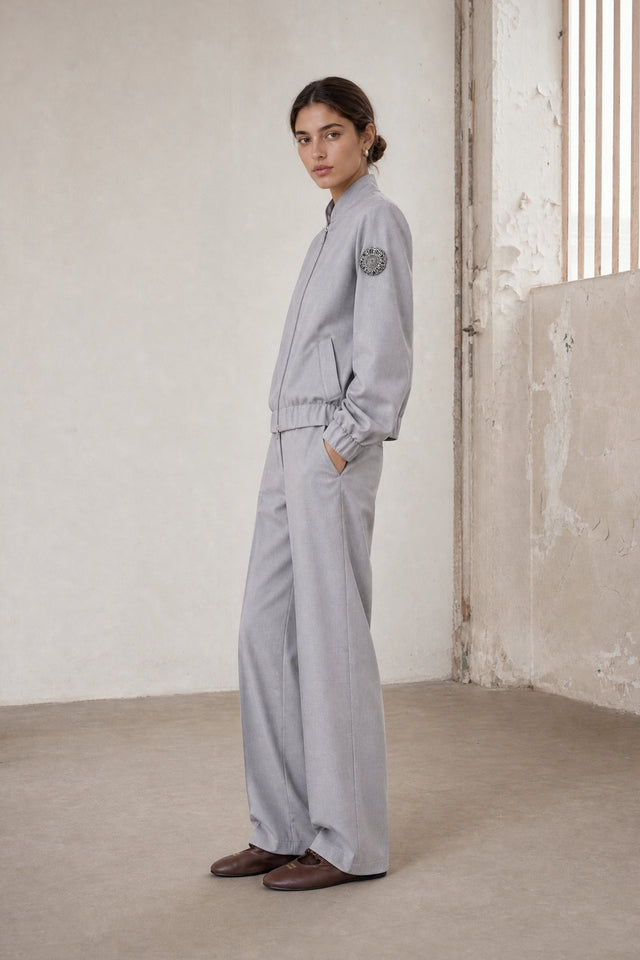 Valeggio viscose barel Pants | Grigio