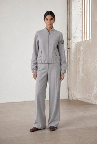 Valeggio viscose barel Pants | Grigio