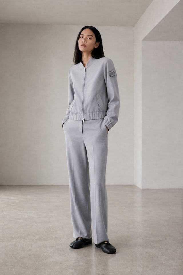Valeggio viscose barel Pants | Grigio