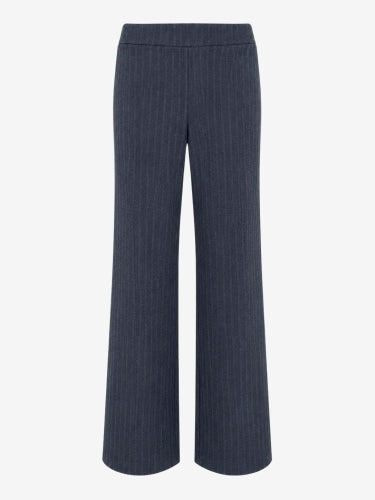 Viscose wide-leg pants | Blue