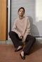 Viscose seamless dyed pullover NB2275 | Camel