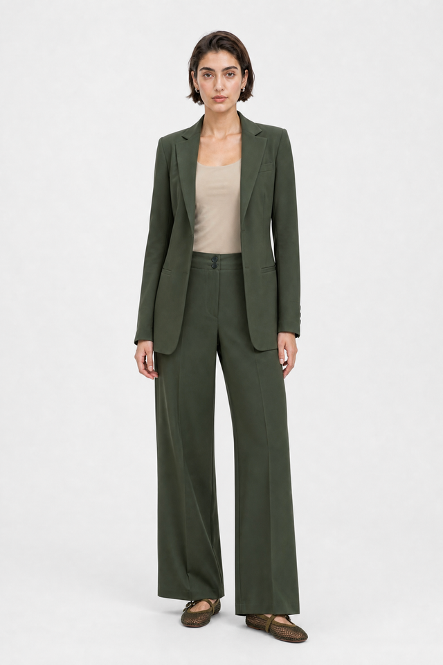 Linda pants technical jersey | Army green