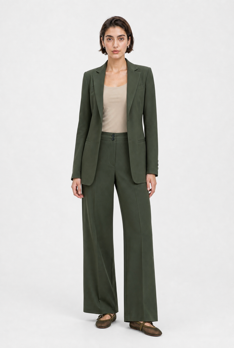 Linda pants technical jersey | Army green