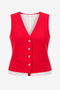 Kay structure tech jersay vest | Red