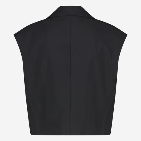 Tilly Vest Technical Jersey | Black