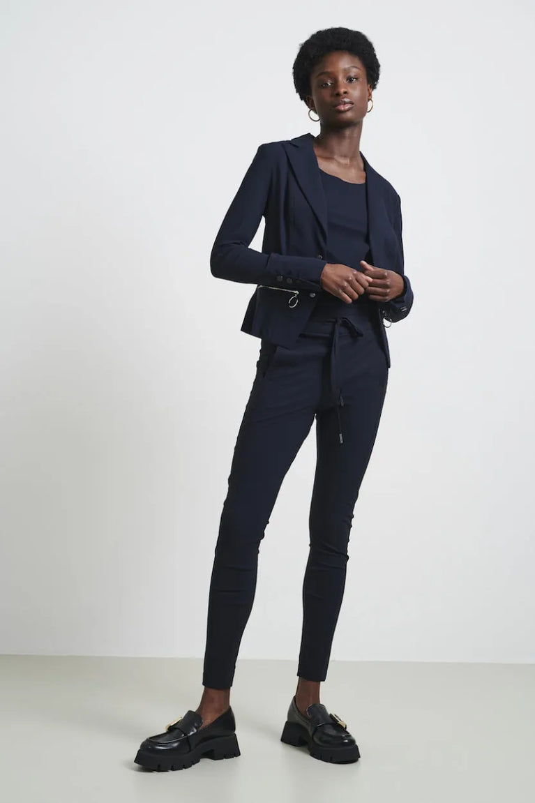 Pants Anna - Skinny fit Technical Jersey | Blue