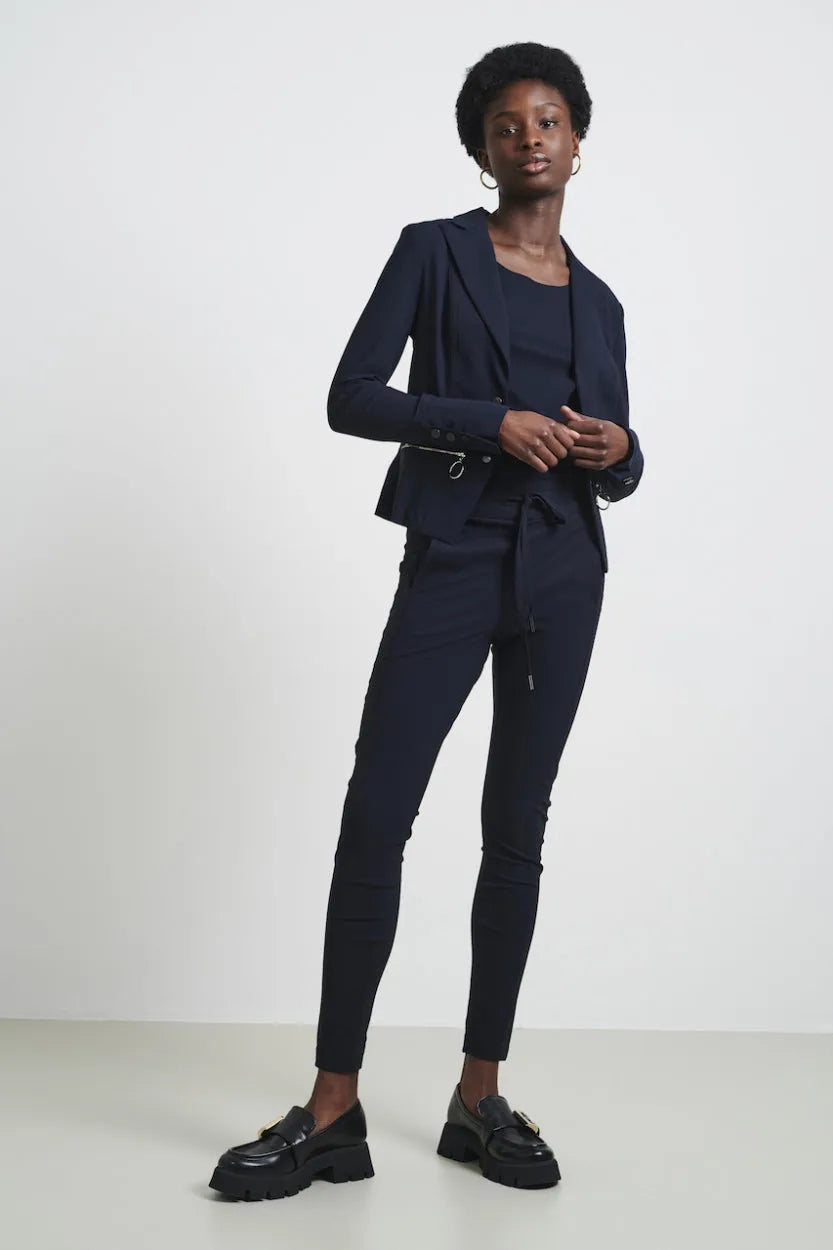 Pants Anna - Skinny fit Technical Jersey | Blue