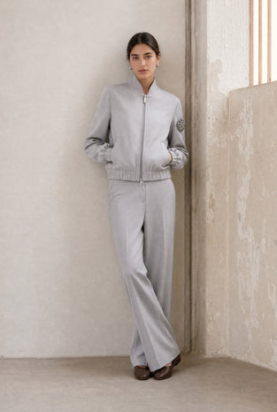 Valeggio viscose barel Pants | Grigio