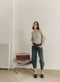 Fine Viscose Cardigan 26023 | Silver