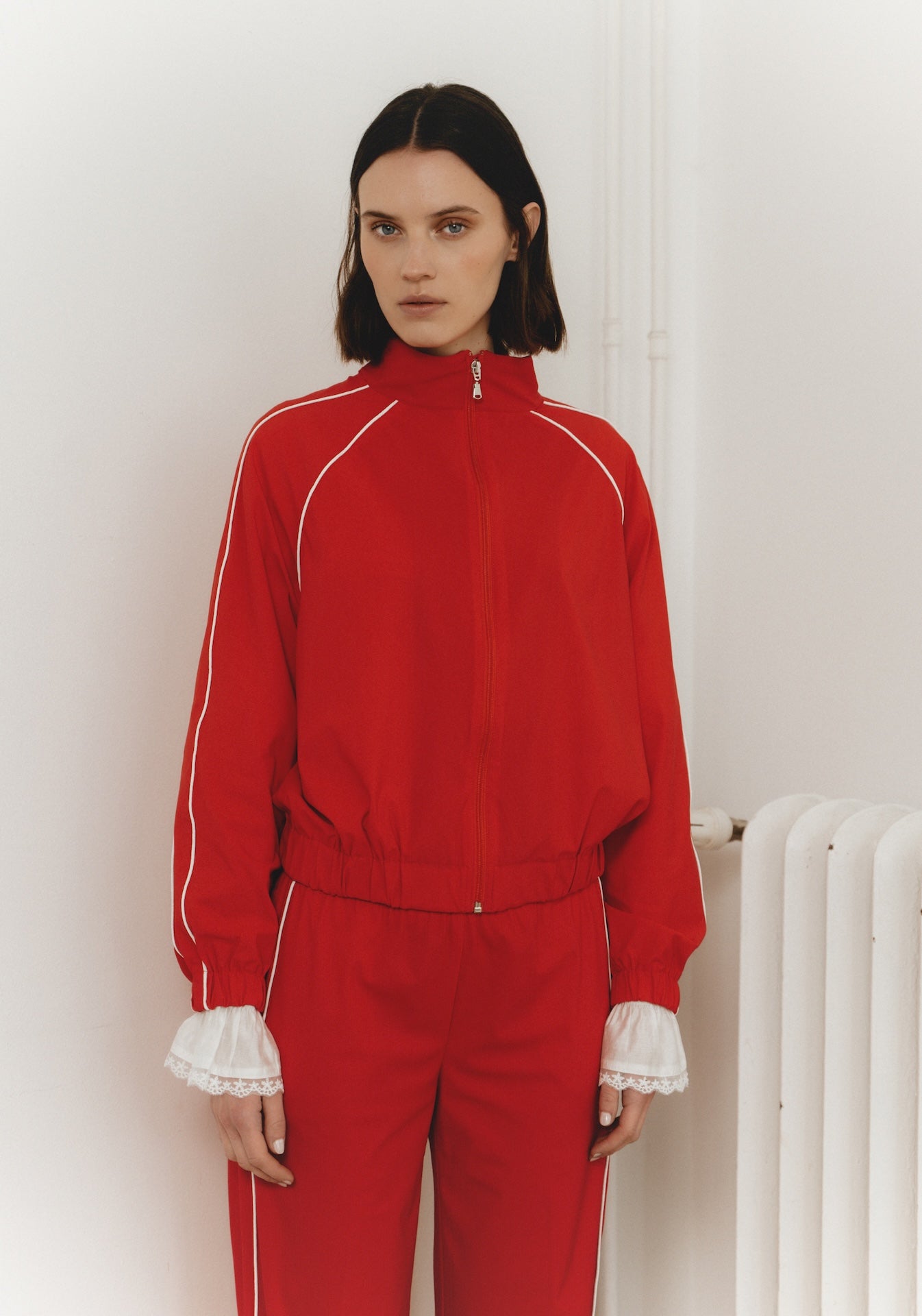 Kerrin Point Kerrin jacket technical jersey | Red | Jane Lushka