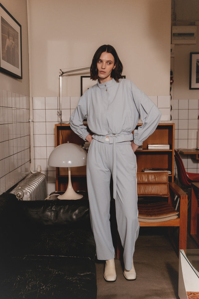 Ian jacket technical jersey | Light Blue