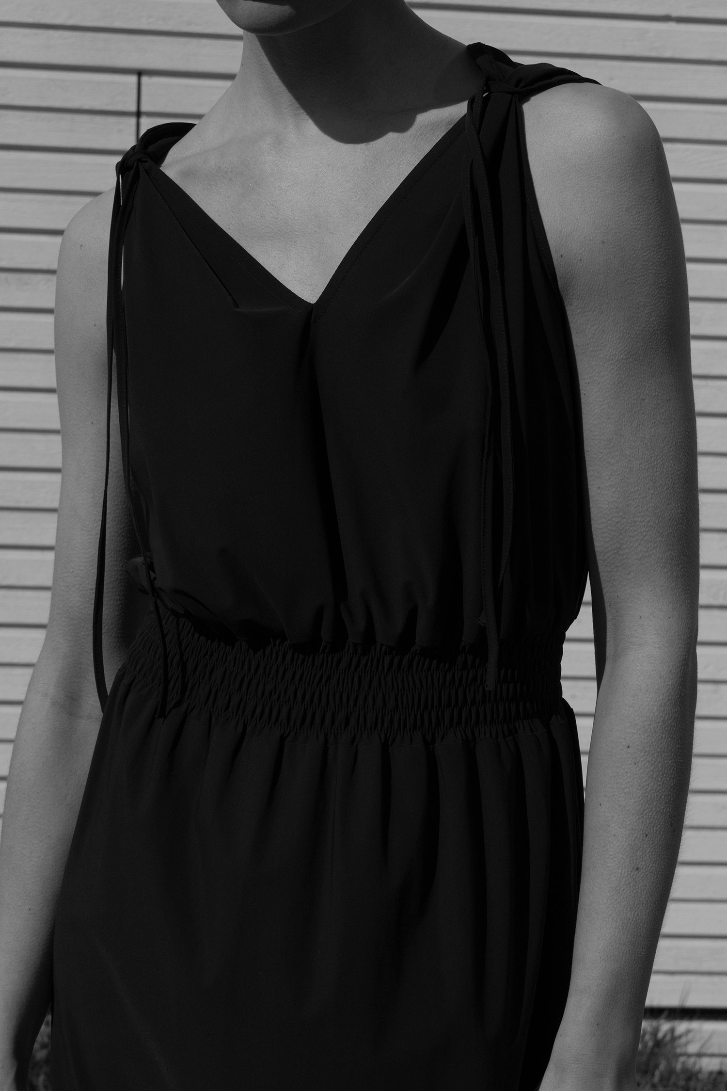 Maud Dress Technical Jersey | Black