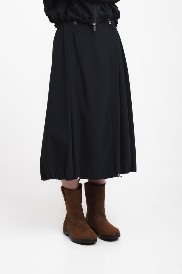 Albina skirt technical jersey | Blue