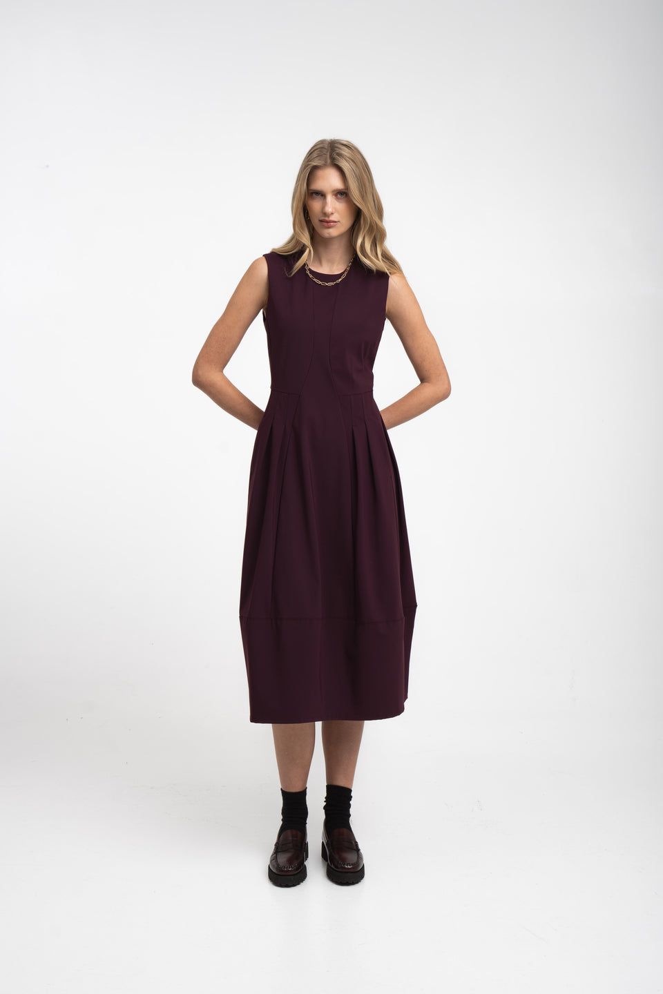 Heide dress technical jersey | Cherry