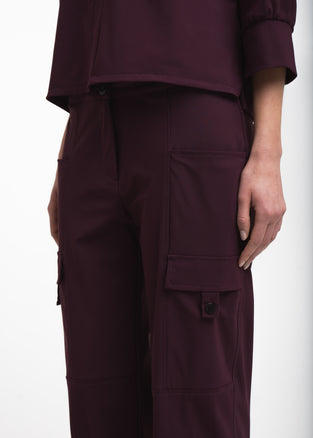 Jannes pants technical jersey | Cherry