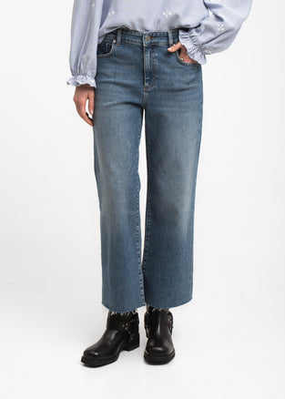 Saige ankle leg Kyoto jeans | Flu Blue
