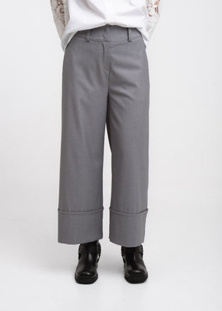Sirmione viscose flair pants | Grigio