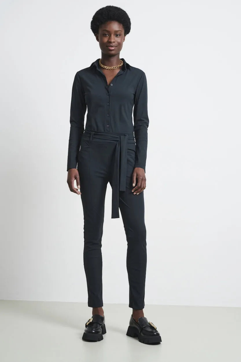 Jumpsuit Diana Easy Wear Technical Jersey | Grigio Notte