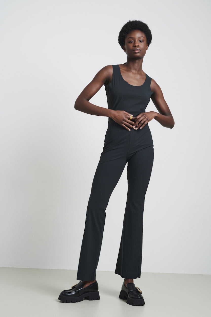 Pants Eliya Easy Wear flair Technical Jersey | Grigio Notte
