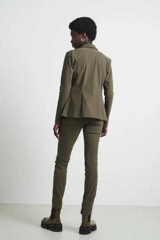 Blouse Betty easy wear Technical Jersey | Army