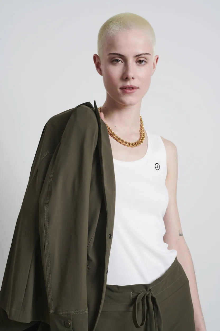 Top rips Easy Wear Organic Cotton | White