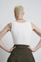 Top rips easy wear Organic Cotton | White
