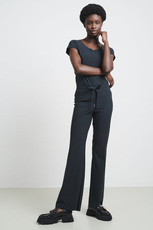 T shirt Sara easy wear Technical Jersey | Grigio Notte