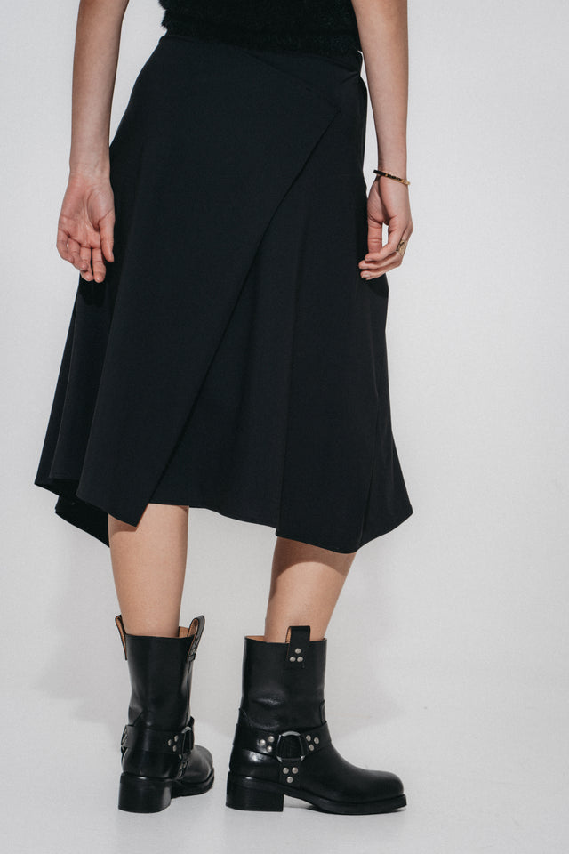 Nicole skirt Sensitive tech fabric | Black