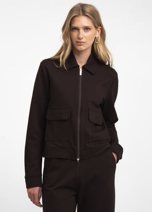 Torbole punto Milano zipper jacket | Moro