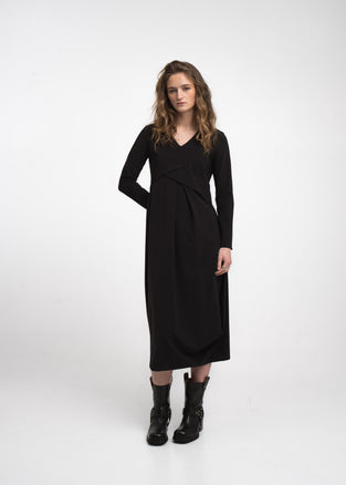 Anita dress technical jersey | Black