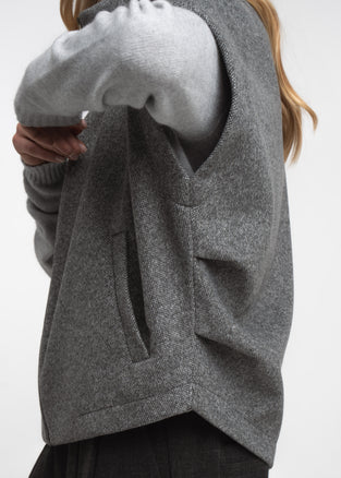 Cappa Zipper alveare jacket 42034 | Grigio medio