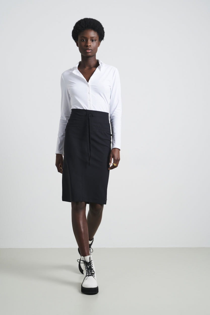 Blouse Betty Easy Wear Technical Jersey | White