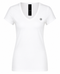T shirt V Neck Easy Wear Organic Cotton | White
