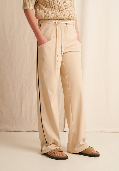 Emine Pants Technical Jersey | Beige