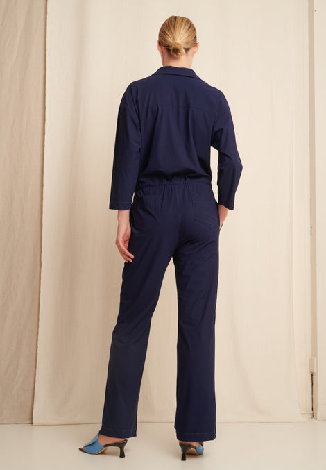 Mico Jumpsuit Technical Jersey | Indigo