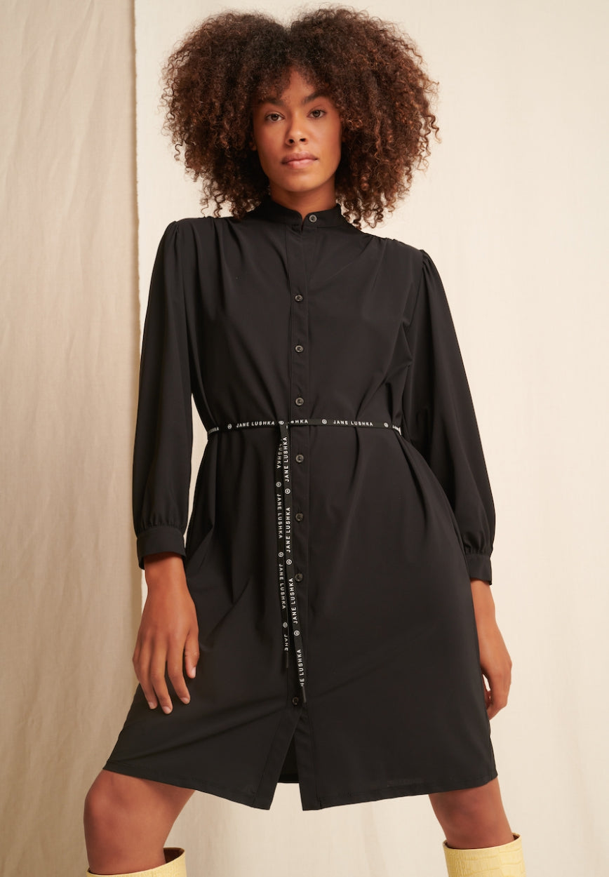 Steffi Dress Short Technical Jersey | Black