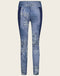JL Legging Fold Da V05 | Blue/White