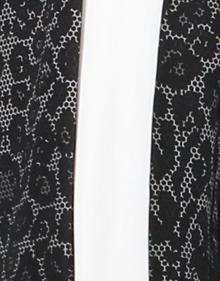 JL Jacket Da V06 | Black/White