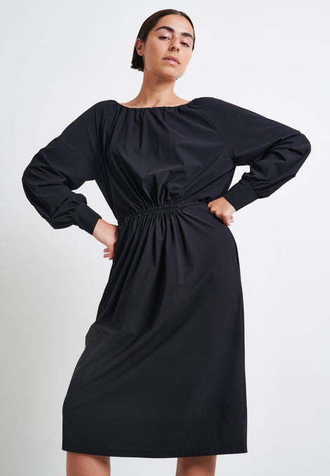 Cornny Dress Technical Jersey | Black