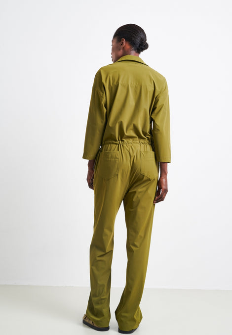 Mico Jumpsuit Technical Jersey | Oliva green