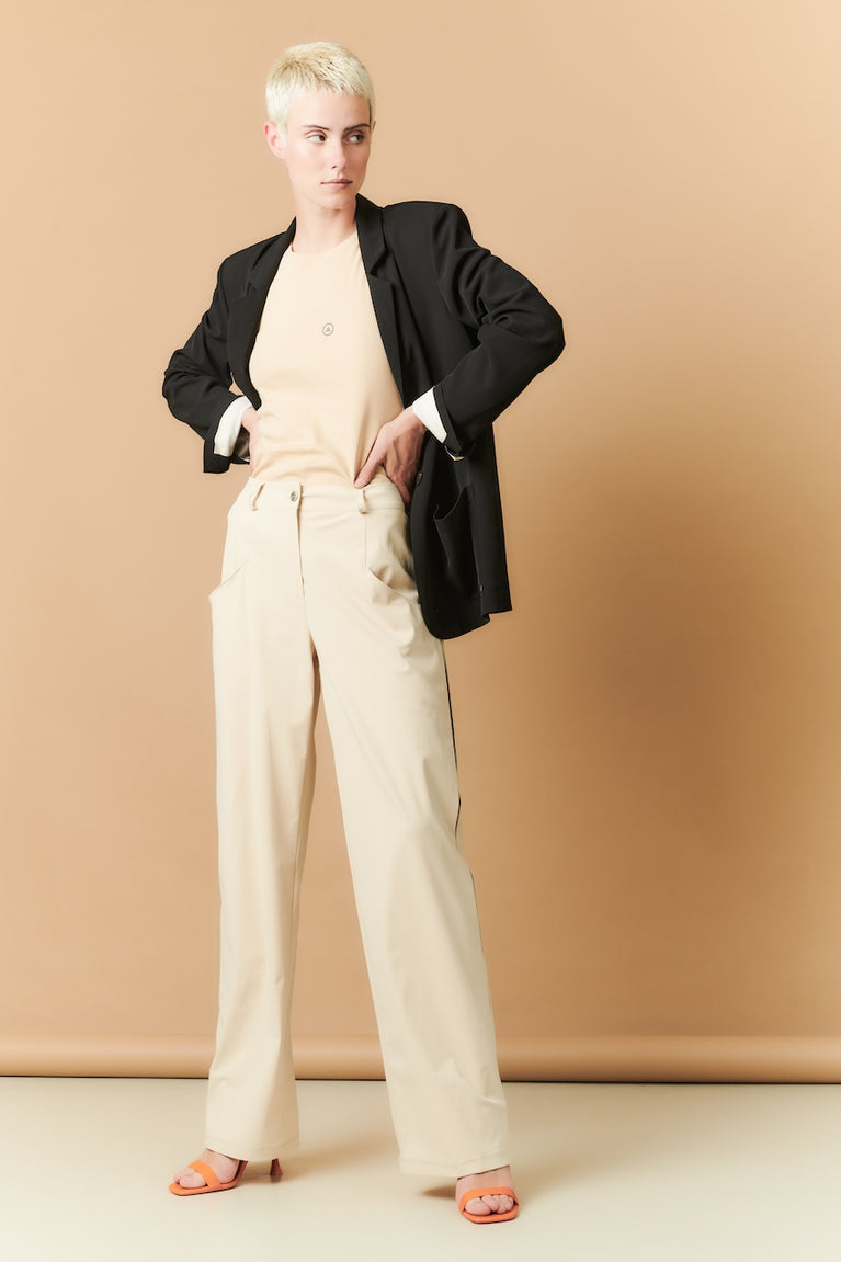 Emine Pants Technical Jersey | Beige