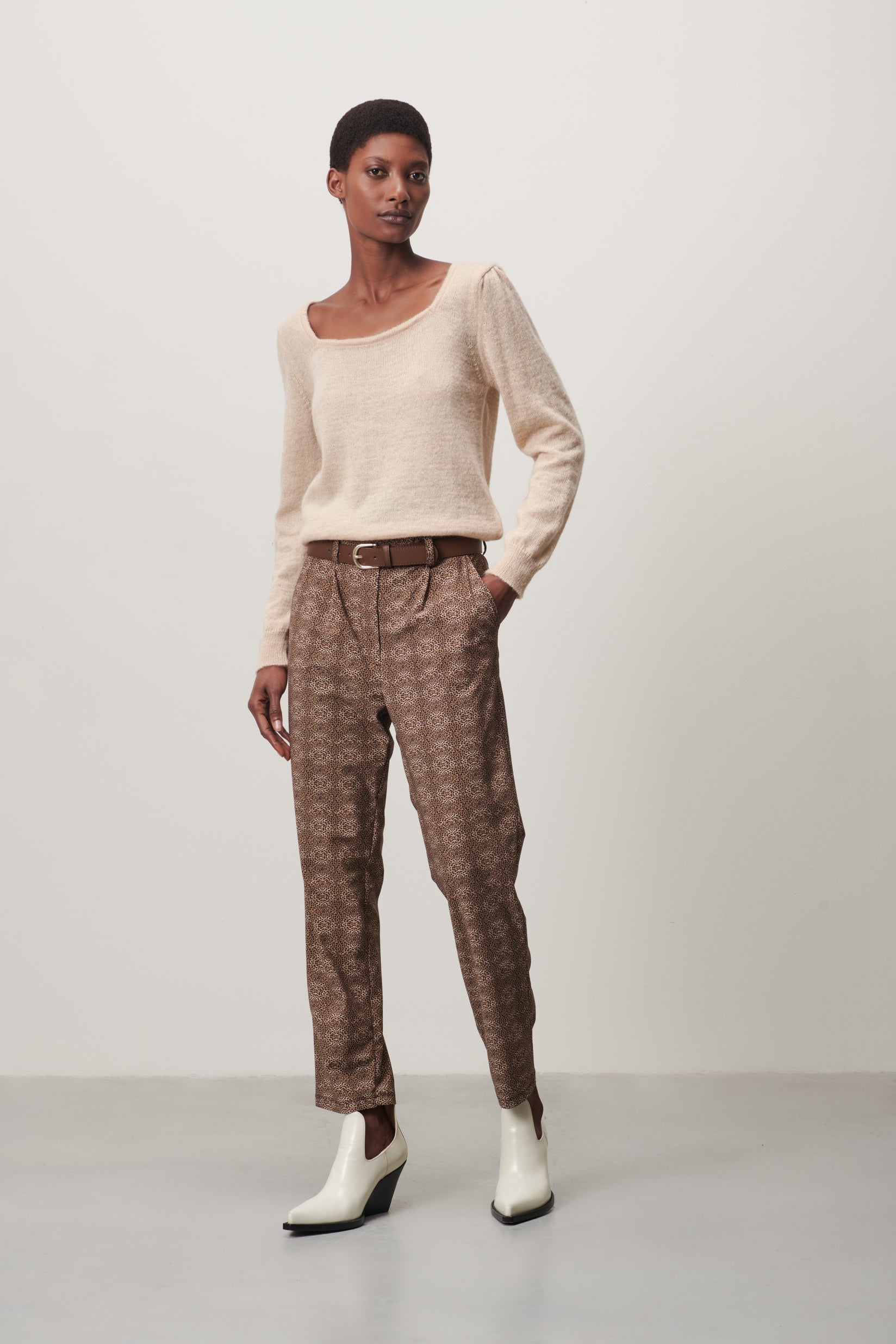 Medea Pants Technical Jersey | Brown