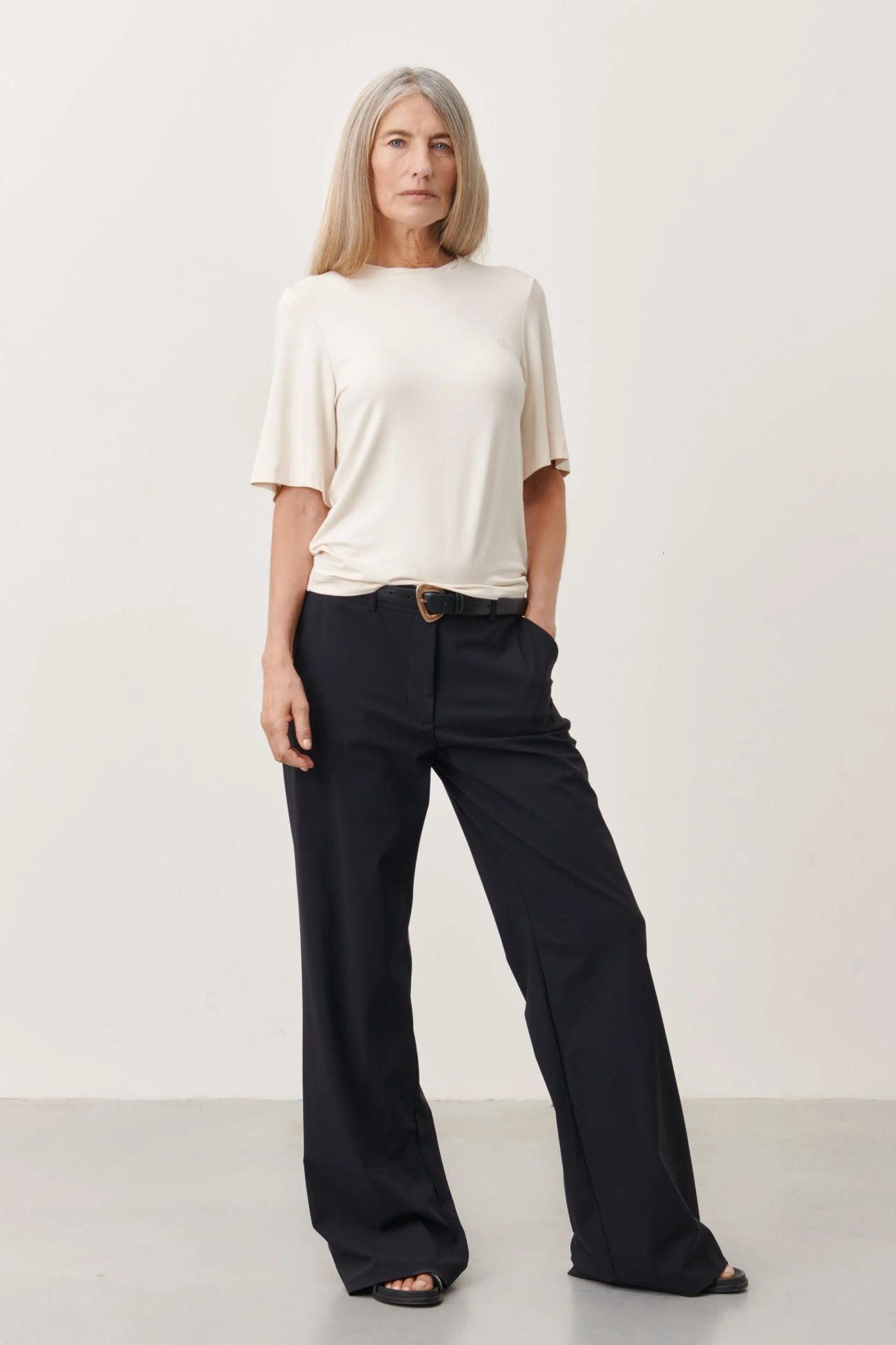 T-Shirt logo | Cream