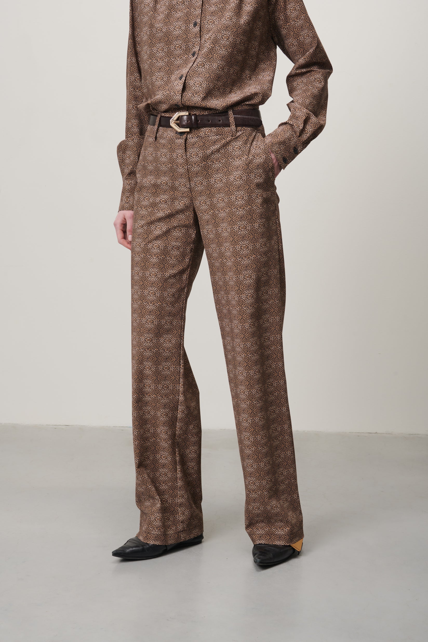 Lin Pants Technical Jersey | Brown